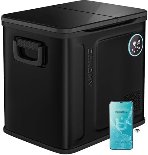 EUHOMY 58QT 12 Volt Refrigerator,Dual Zone -4℉~68℉ Portable Freezer for Car by EUHOMY