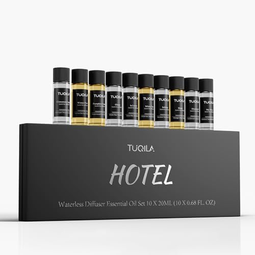 10-Pack Waterless Essential Oil Set(10 * 20ml) Waterless Scent Oils by Tuqila