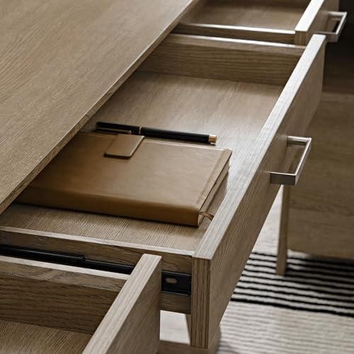 EUREKA ERGONOMIC Standing Desk,60x26 Executive Desk with 3 Drawer Adjustable Height Electric Desk Home Office Computer Desk Modern Workstation with Memory Controller - Image 6