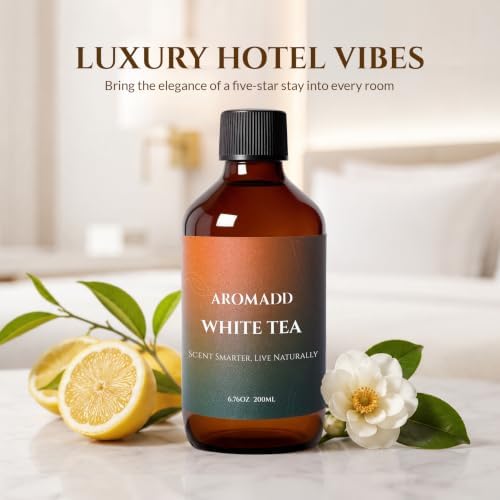Aromadd White Tea Diffuser Oil Inspired by Luxury Hotel Scent, 200 mL - Image 6
