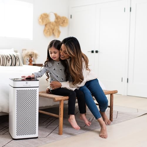 Medify MA-40 UV Light Air Purifier with HEPA Filter | 1,793 ft² Coverage in 1hr for Wildfires Smoke, Odors, Pollen, Pets | Quiet Removal to 0.3 Microns | White, 2-Pack - Image 6
