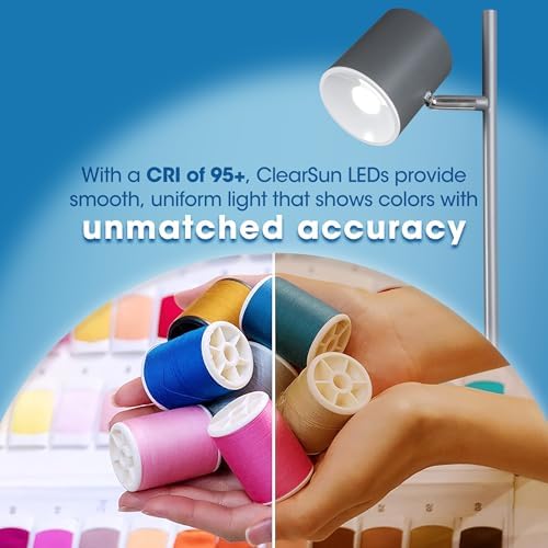 OttLite Good Housekeeping Modern LED Desk Lamp, Wireless Charging, Grey - Image 4