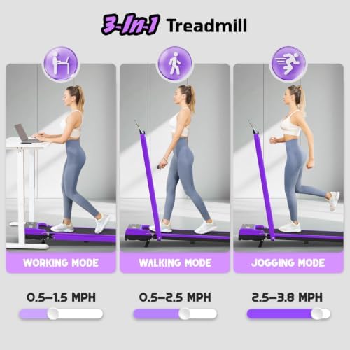 Walking Pad Treadmill for Home, Incline Walking Pad with Handle Bar - Image 6