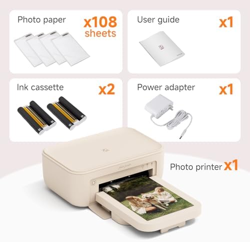 HPRT CP4100 4x6'' Photo Printer for Phone, Mini Portable Instant Printer - Image 3