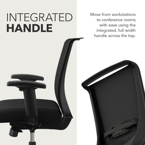 HON Convergence Ergonomic Office Chair, Office Desk Computer Chair, Black - Image 5