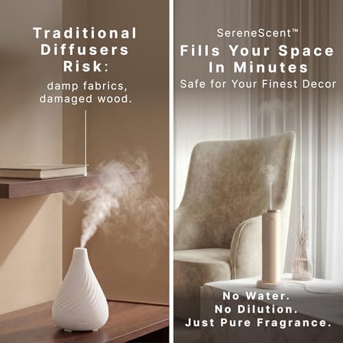 Homedics SereneScent Waterless Diffuser, Cold Air Scent Machine for Home - Image 4