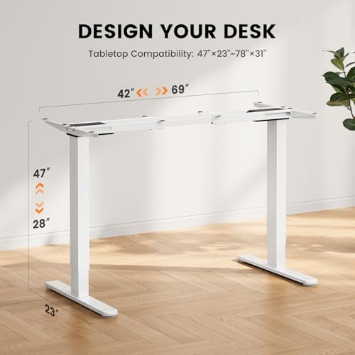 ErGear Dual Motor Standing Desk Legs for 44-90 inch Desktops, 264 lbs - Image 3