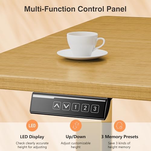 Sweetcrispy Electric Standing Desk, Computer Desk, 48x24 Inch - Image 5
