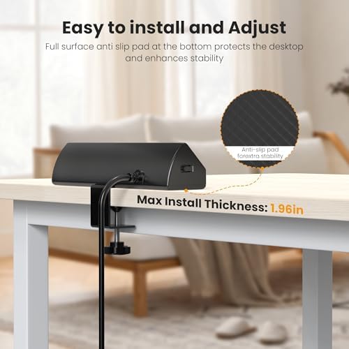 VILONG Desk Clamp Power Strip USB C 65W,Edge Mount Outlet,6FT,Black - Image 6