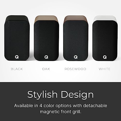 Q Acoustics 5010 Compact Bookshelf Speakers Pair Satin Black - 4.5" - Image 5