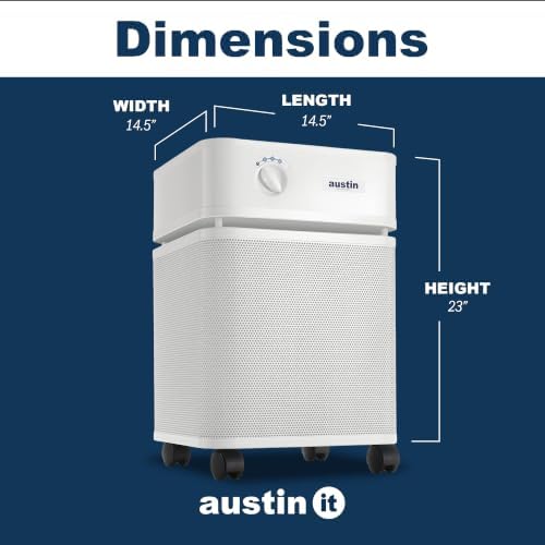 Austin Air HealthMate Plus Air Purifier, White, Model B450 - Image 5