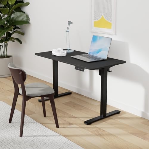 STARY Electric Standing Desk Adjustable Height Sit Stand Home Office Desk with Splice Board - Image 2