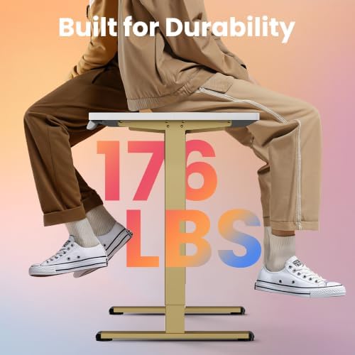 HUANUO 48x24 Inch Electric Standing Desk, Height Adjustable - Image 5