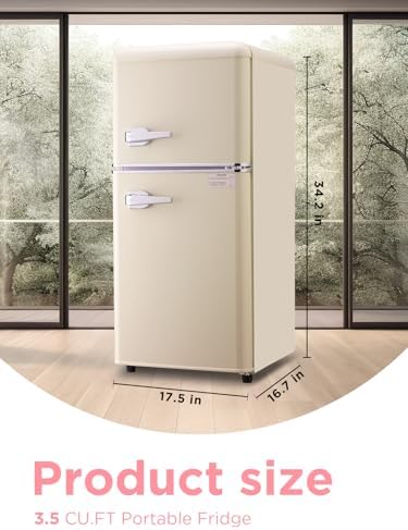 F.W.WOOLWORTHS 3.5 Cu.Ft Refrigerator with Freezer - Image 2