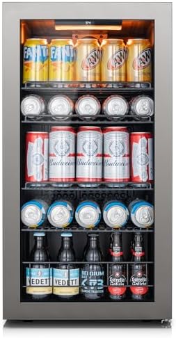 Ca'Lefort 105 Cans Mini Fridge, Beverage Refrigerator Cooler for Drink/Beer by CaLefort
