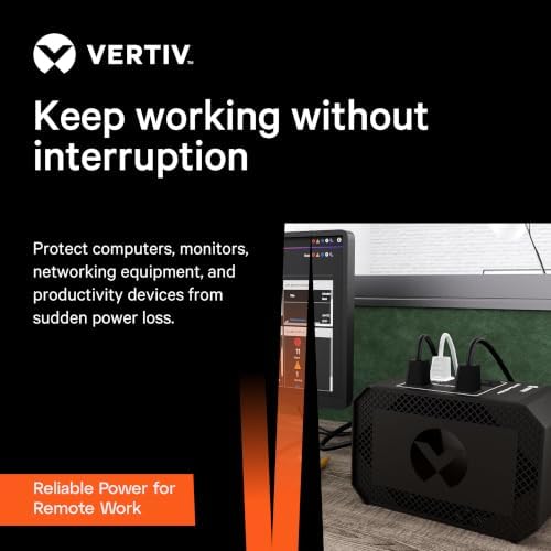 Vertiv Liebert PowerUPS 100 PUL-400LVT Lithium-Ion UPS Battery Backup 400VA - Image 4