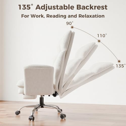 Big and Tall Office Chair, Flip Armrests for Pets & Cross Legged Sitting - Image 6