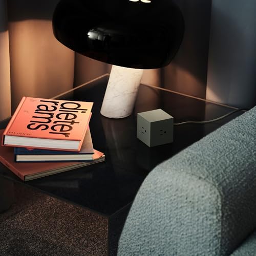 Avolt Square 1 Oak Green Power Strip Cube, 5.9ft, 3 Outlets, 2 USB-C - Image 4