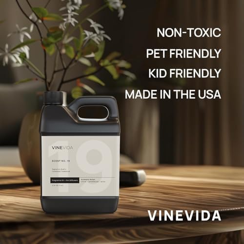 VINEVIDA [32 Fl Oz] Caribbean Teakwood Fragrance Oil for Cold Air Diffusers, Essential Oils for Diffuser Oil Refill & Air Freshener Room Spray - Image 6