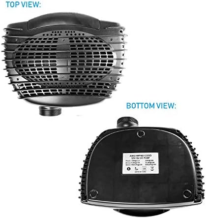 12V-18V DC Brushless Submersible Water Pump 898 GPH for Solar Fountain Koi Pond and Waterfall - Image 3