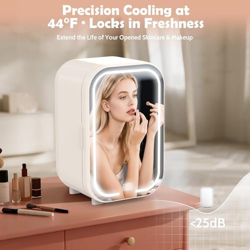Kikihouse 22L Mini Skincare Fridge, Small Personal Makeup Refrigerator - Image 5