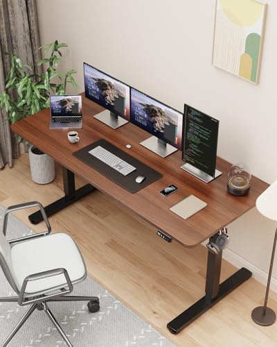 55" Large Electric Standing Desk Adjustable Height for Home Office - Image 2