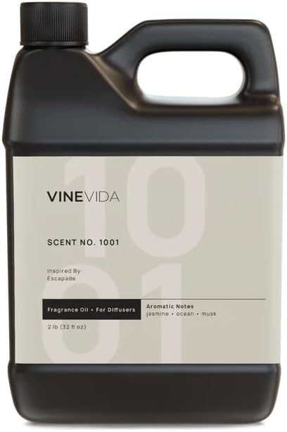 VINEVIDA (32oz) Hotel Diffuser Oil - Home Luxury Scents - Cold Air Diffuser Oil - Hotel Scent Essential Oil - Scent No.1001 by VINEVIDA
