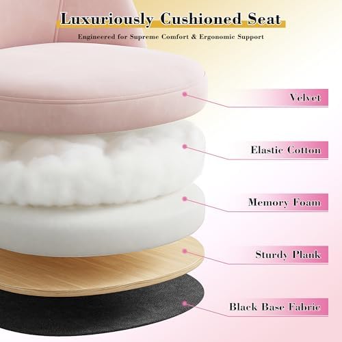 EnHomee Desk Chair with 13" Back Lumbar Support & 20" Wide Seat - Image 5