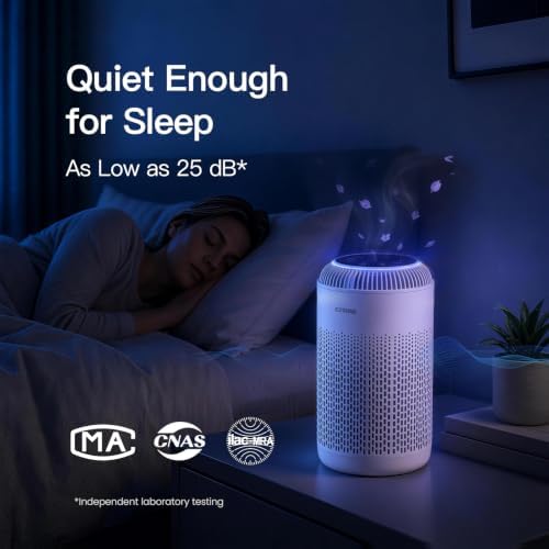 Compact Air Purifiers for Bedroom, Home with Essential Oil Diffuser - Image 4