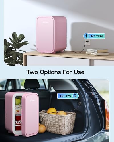 BEICHEN Mini Fridge,6 Liter / 8 Can Small Fridge for Bedroom, Car, Office - Image 7