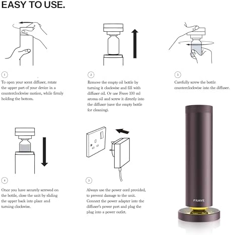 Tower Plug-in Waterless Essential Oil Diffuser, Sandstone - Image 4