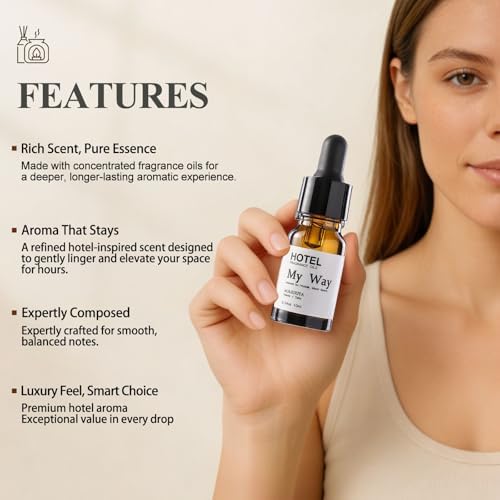 My Way Diffuser Oil Waterless Hotel Essential Oils for Diffusers for Home Inspired by The 1 Hotel Miami Scent - Premium Hotel Collection Diffuser Oil - 10 ml, 0.34 fl oz - Image 6