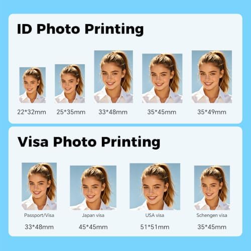 iDPRT 4x6 Photo Printer with 108 Sheets & 2 Ribbons, Picture Printer, White - Image 6