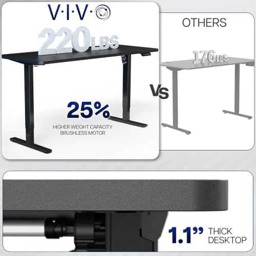 VIVO White 60 x 30 in Standing Desk, DESK-KIT-1B6W-30 - Image 5