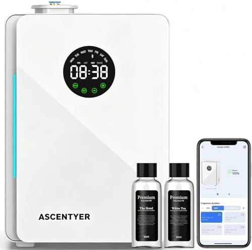 HVAC Scent Diffuser Covers up 5000 Sq. Ft, Hotel Scent Diffuser Machine by ASCENTYER