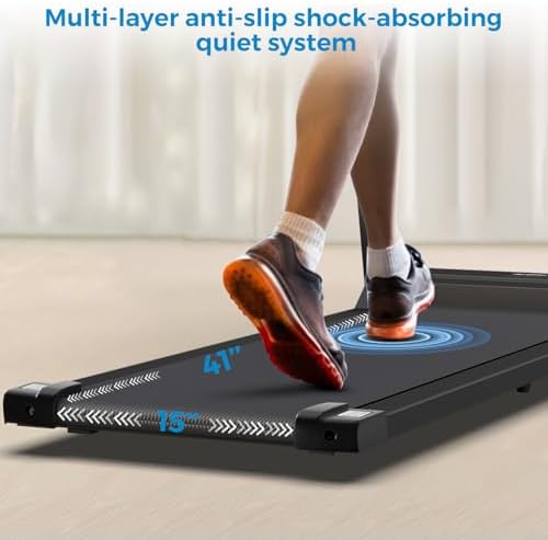 AoraPulse Portable Foldable Treadmills for Home, Small Folding Treadmill for Home Office with 300 LBS Capacity, Walking Running Exercise Electric Compact Treadmill with LED Display - Image 5