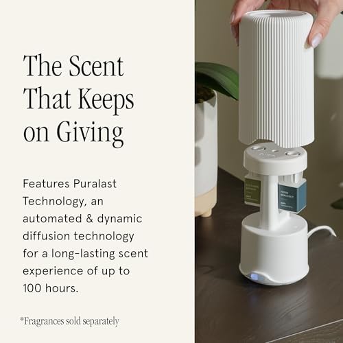 Pura Plus Smart Home Fragrance Diffuser for Large Spaces, White - Image 4