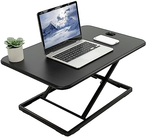VIVO Black 26 in Single Top Standing Desk Converter, DESK-V001J by VIVO