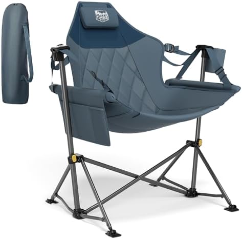TIMBER RIDGE Hammock Camping Chair, Portable Oversized Swinging Camp Chairs by TIMBERRIDGE