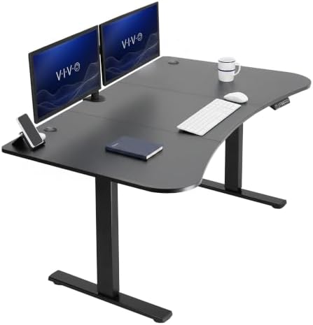 VIVO Black 63 x 32 in Standing Desk, DESK-KIT-1B1B by VIVO