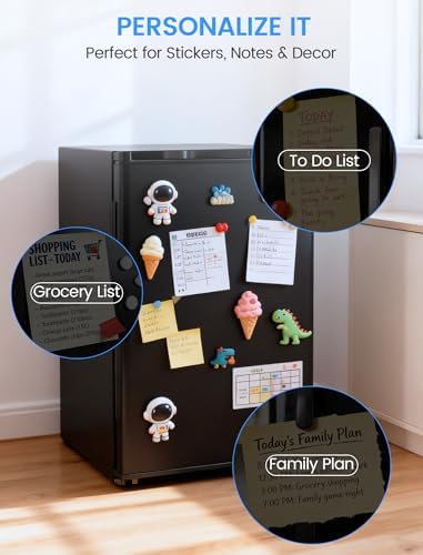 COWSAR 4.5 Cu.Ft Mini Fridge with Freezer for Bedroom Dorm, Black - Image 6