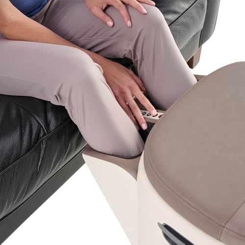 Human Touch Reveal Foot & Calf Massager Ottoman - Heated Air Compression, 3 Auto-Massage Programs & Adjustable Intensity for Stress Relief, Plantar Fasciitis, & Circulation - Includes 1-Year Warranty - Image 5