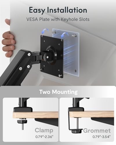 FLEXISPOT EN2 48"x24" Standing Desk Bundle with Monitor Mount, Black - Image 7