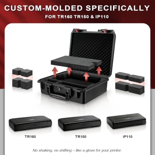 Hard Case for Canon PIXMA TR160: Travel for TR150/iP110 Printer & Battery - Image 2