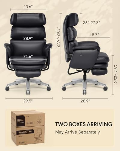 FLEXISPOT Multi-Task Ergonomic Office Chair Lounge Chair Indoor, Black, HC4 - Image 2