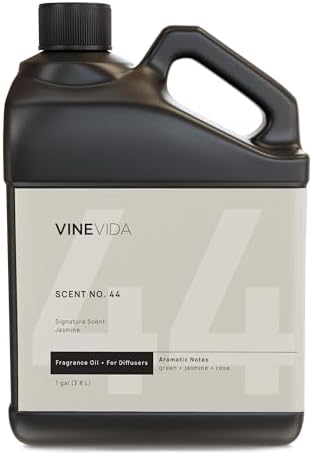 VINEVIDA [128 Fl Oz] Jasmine Fragrance Oil for Cold Air Diffusers, Essential Oils for Diffuser Oil Refill & Air Freshener Room Spray by VINEVIDA