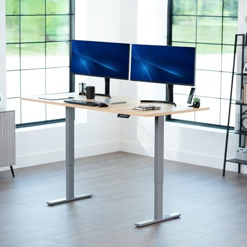 VIVO Light Wood 71 x 36 in Standing Desk, DESK-KIT-1G7C-36 - Image 2