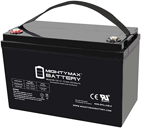 Mighty Max Battery 12V 125AH SLA Battery for Zoeller 508 Aquanot Backup Sump by Mighty+Max+Battery