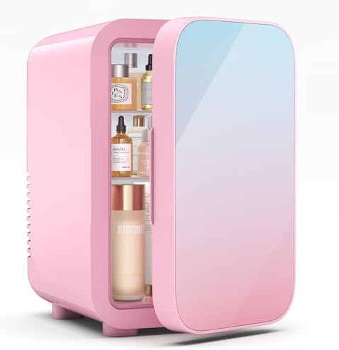 BEICHEN Mini Fridge, 6 Liter/8 Can Skincare Fridgefor Skin Care, Cosmetics by BEICHEN