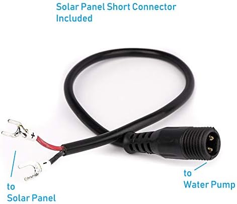 12V-24V DC Brushless Submersible Water Pump 196 GPH for Solar Fountain Hydroponics and Aquaponics - Image 5